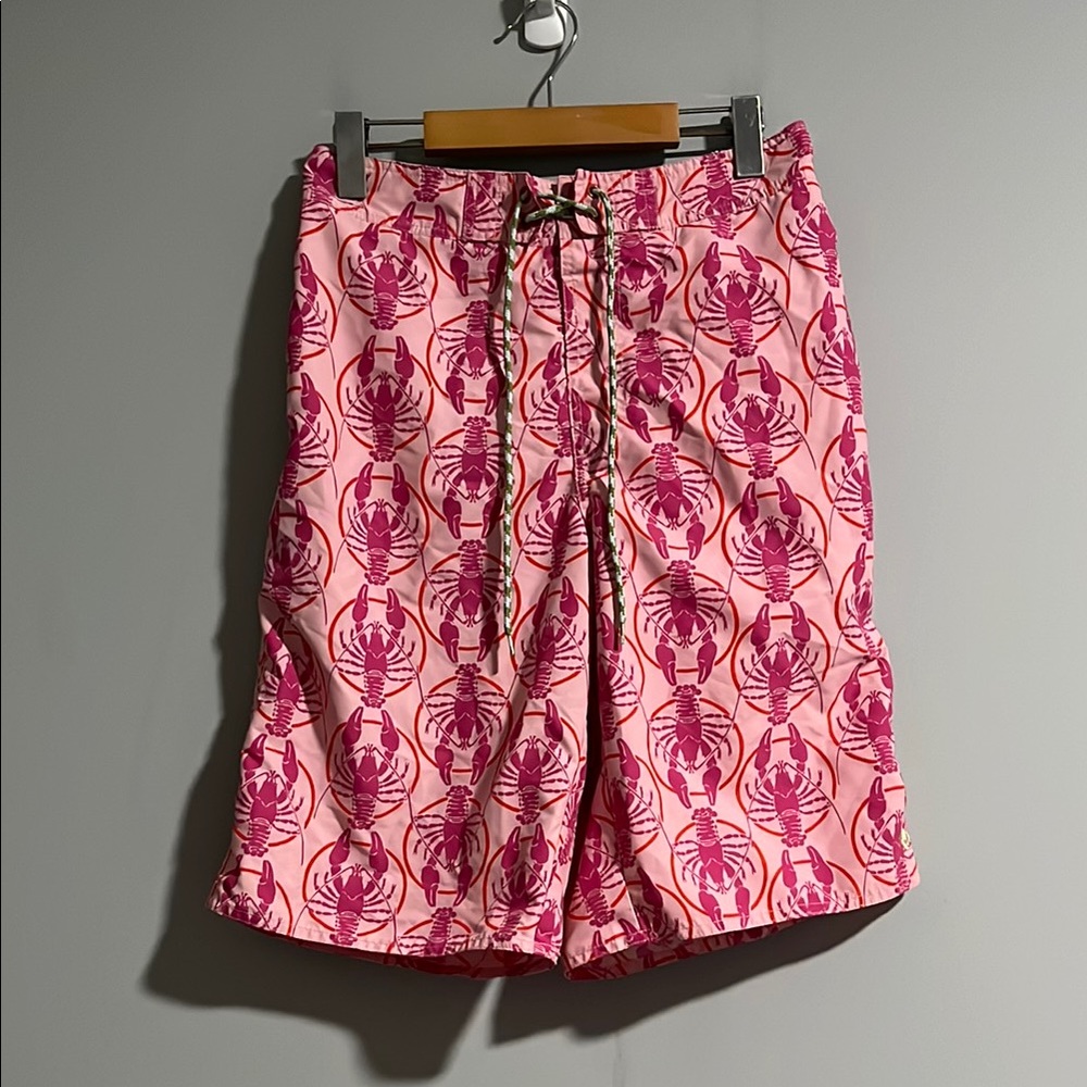 Ted Baker Lobster Print Swim Board Shorts